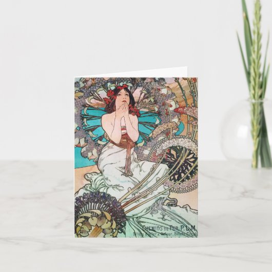 アールヌーボー女神 カード (正面)