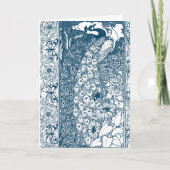 アールヌーボー孔雀 カード (正面)