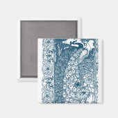 アールヌーボー孔雀 マグネット (正面/裏面)