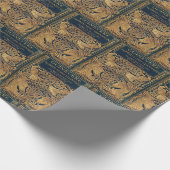 アールヌーボー孔雀 ラッピングペーパー (角)