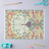 アールヌーボー孔雀 薄葉紙 (クラフト)