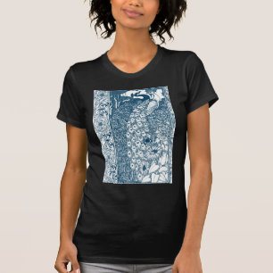 アールヌーボー孔雀 Tシャツ