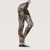 アールヌーボー幾何学ヴィンテージ レギンス (右)