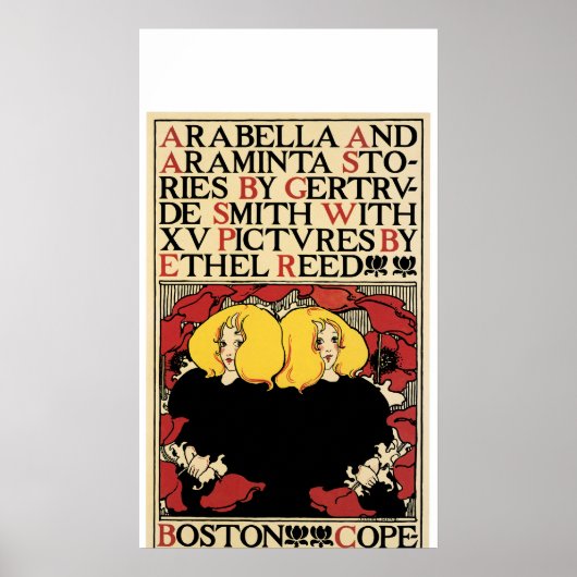 アールヌーボー広告のエセル・リードのポスター ポスター (正面)