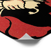 アールヌーボー広告のポスター（エセル・リード） ポスター (角)