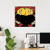 アールヌーボー広告のポスター（エセル・リード） ポスター (ホームオフィス)