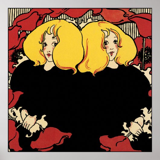 アールヌーボー広告のポスター（エセル・リード） ポスター (正面)