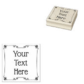 アールヌーボー広場 ラバースタンプ (押印)