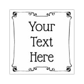 アールヌーボー広場 ラバースタンプ (インプリント)