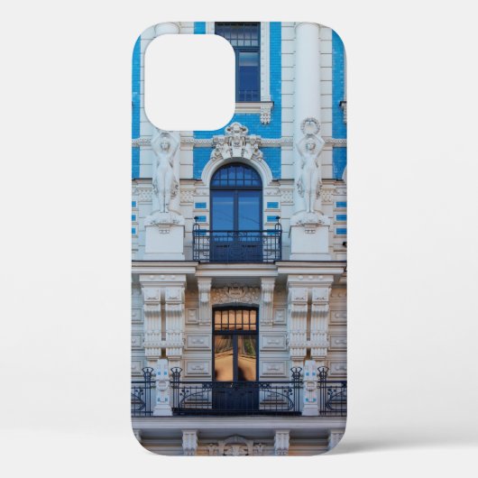 アールヌーボー建築(ラトビア、リガ) Case-Mate iPhoneケース (裏面)