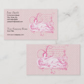 アールヌーボー愛 名刺 (正面/裏面)