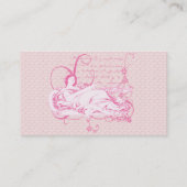 アールヌーボー愛 名刺 (裏面)