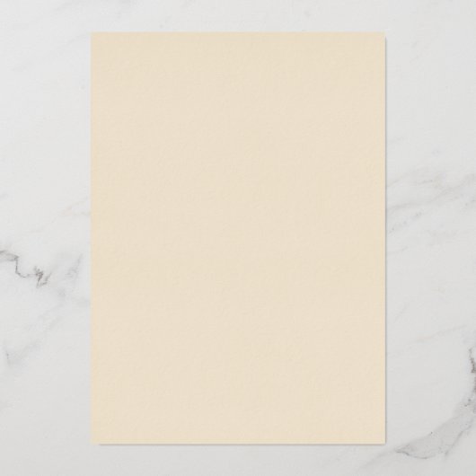 アールヌーボー手描きイニシャル 箔招待状 (裏面)