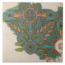 アールヌーボー抽象芸術アートクリストファードレッサー タイル