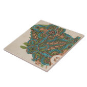 アールヌーボー抽象芸術アートクリストファードレッサー タイル (側面)