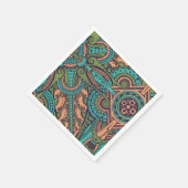 アールヌーボー抽象芸術模様クリストファー・ドレッサー スタンダードカクテルナプキン (角)