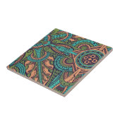 アールヌーボー抽象芸術模様クリストファー・ドレッサー タイル (側面)