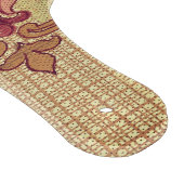 アールヌーボー抽象芸術花ブルゴーニュ赤緑 カッティングボード (角)