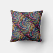 アールヌーボー旋回パターン クッション (裏面)