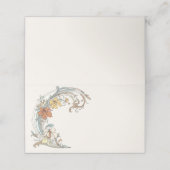 アールヌーボー日付の保存 プレイスカード (外部開封)