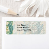 アールヌーボー春開花ラブルフローラアート ラベル (インサイチュ)