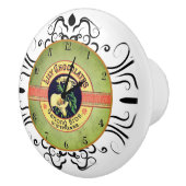 アールヌーボー時計広告 セラミックノブ (右)