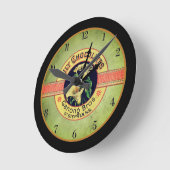 アールヌーボー時計時計 ラウンド壁時計 (傾斜)