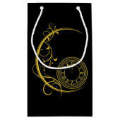 アールヌーボー時計 スモールペーパーバッグ (裏面)