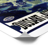 アールヌーボー最高傑作:ヴィンテージサイクル:Roubaisien ポスター (角)