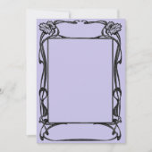 アールヌーボー枠 招待状 (正面)