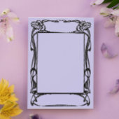 アールヌーボー枠 招待状