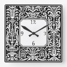 アールヌーボー植物幾何学縁ど