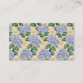 アールヌーボー様式のスイレンとトンボの模様 名刺 (正面)