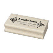 アールヌーボー様式の装飾 CC1140 宛先 ラバースタンプ (スタンプ)