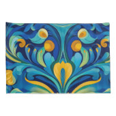 アールヌーボー標準ペア枕ローケース 枕カバー (裏面-右)