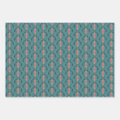 アールヌーボー模様 ラッピングペーパーシート (正面3)