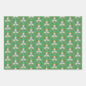 アールヌーボー模様 ラッピングペーパーシート (正面2)