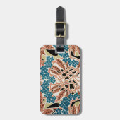 アールヌーボー模様#12 ラゲッジタグ (正面縦)
