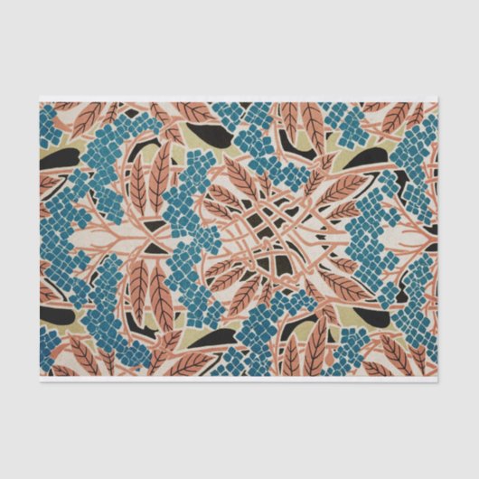 アールヌーボー模様#12 薄葉紙 (正面)