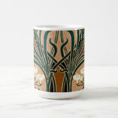 アールヌーボー模様#9 コーヒーマグカップ (中央)