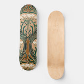 アールヌーボー模様#9 スケートボード (正面)