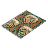 アールヌーボー模様#9 ノートブック (左側)