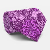 アールヌーボー海藻フローラ、アメジスト紫 ネクタイ (ロール)