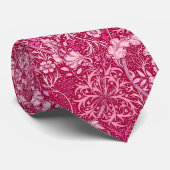 アールヌーボー海藻フローラ、深いコーラルピンク ネクタイ (ロール)