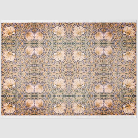 アールヌーボー無料デコページ紙 薄葉紙 (正面)