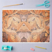 アールヌーボー無料デコページ紙 薄葉紙 (クラフト)