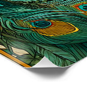 アールヌーボー猫 ポスター (コーナー)