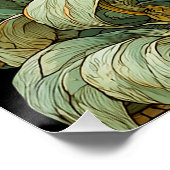 アールヌーボー猫 ポスター (コーナー)