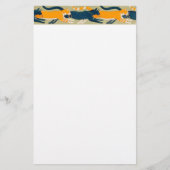 アールヌーボー猫 便箋 (正面)