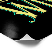 アールヌーボー白ワイン ポスター (コーナー)